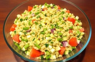 Ливанский табуле: свежий салат с булгуром