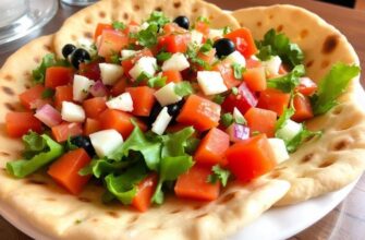 Ливанский фатуш: салат с хрустящими лепёшками