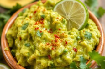 Мексиканский гуакамоле: авокадо, лайм и специи