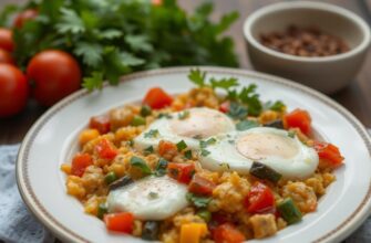 Турецкий менемен: яичница с овощами по‑турецки